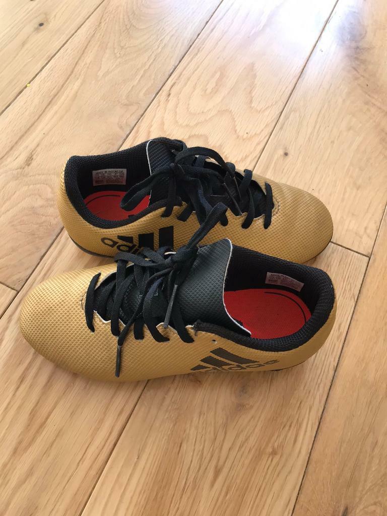 gold football boots size 13